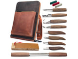 S50X – Deluxe Large Wood Carving Set With Walnut Handles