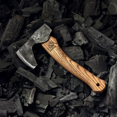 Bushcraft Hatchet – Compact Long-Bearded Axe for Carving & Camping – AX6