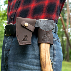 Bushcraft Hatchet – Compact Long-Bearded Axe for Carving & Camping – AX6