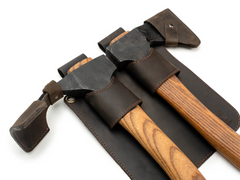 Leather Hatchet Adze Holder Holster With Belt Loops