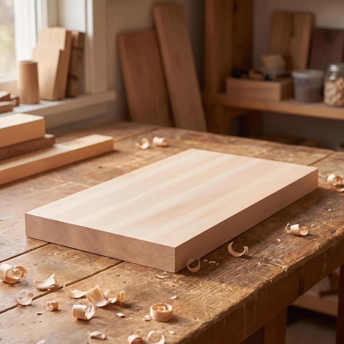 Basswood Chip & Relief Carving Board, 210×300 mm