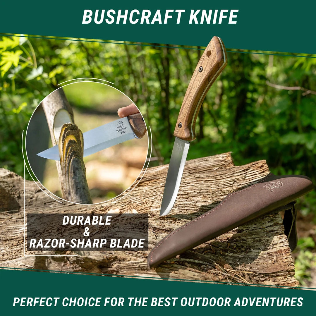Carbon Steel Bushcraft Knife