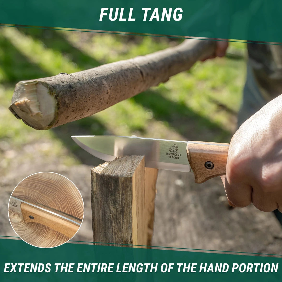 Carbon Steel Bushcraft Knife