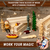 BW16 - Set of Basswood Carving Blocks 16pcs