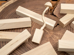 Set of Elm Carving Blocks for Wood Carving – 10 pcs – BW10 Elm