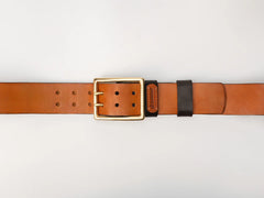 Double-Prong Bushcraft Leather Utility Belt