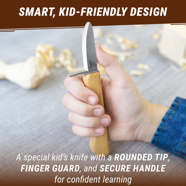 Cuchillo para Tallar para Niños y Principiantes – C1 Kid