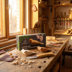 Comfort Bird Carving Kit - Complete Starter Whittling Kit for Beginners Adults Teens and Kids - DIY01