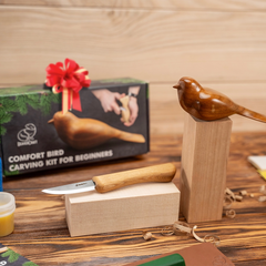 Comfort Bird Kit – DIY Carving Kit with Safety Gloves in size S