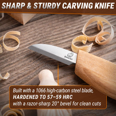 Wizard Starter Bundle – DIY Carving Kit with Safety Gloves in size S