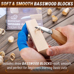 Wizard Carving Kit – Complete Starter Whittling Kit for Beginners – DIY03