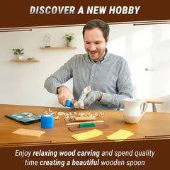 Celtic Spoon Carving Kit – Complete Starter Whittling Kit for Beginners – DIY04