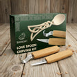 Kit de sculpture cuillère celtique – Kit complet de démarrage pour whittling pour débutants – DIY04