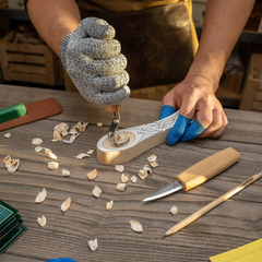 Wizard & Celtic Spoon Carving Bundle - Complete Beginner Whittling Set for Adults & Teens
