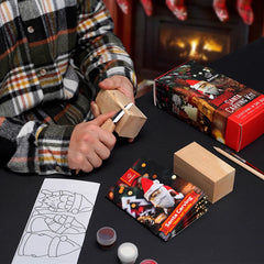 Santa Carving Kit – Complete Starter Whittling Kit for Beginners, Kids & Adults – DIY06