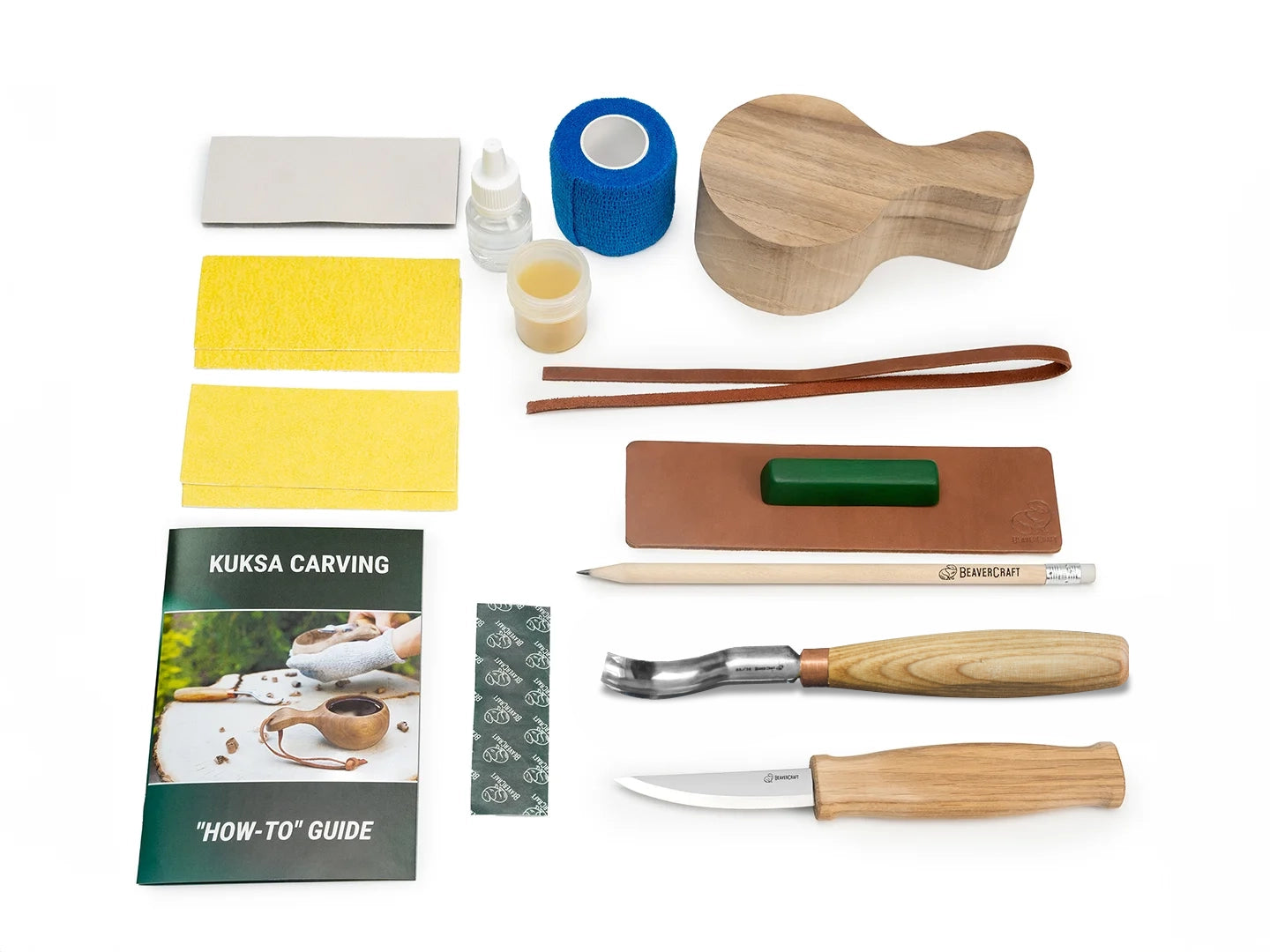 Walnut Kuksa Carving Kit