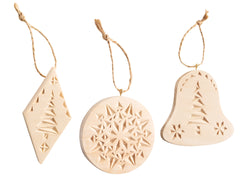 DIY Chip Carving Kit: Wooden Christmas Ornaments