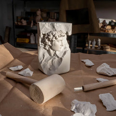 David Sculpting Kit – Complete Starter Plaster Carving Kit – DIY_Sculpting_David
