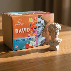 David Sculpting Kit – Complete Starter Plaster Carving Kit – DIY_Sculpting_David