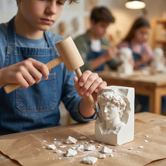 David Sculpting Kit – Complete Starter Plaster Carving Kit – DIY_Sculpting_David