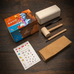 David Sculpting Kit – Complete Starter Plaster Carving Kit – DIY_Sculpting_David