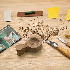 Walnut Kuksa Carving Kit – Complete Wood Carving Kit – DIY07