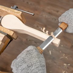 Cuchillo de desbaste con funda de cuero - DK2S