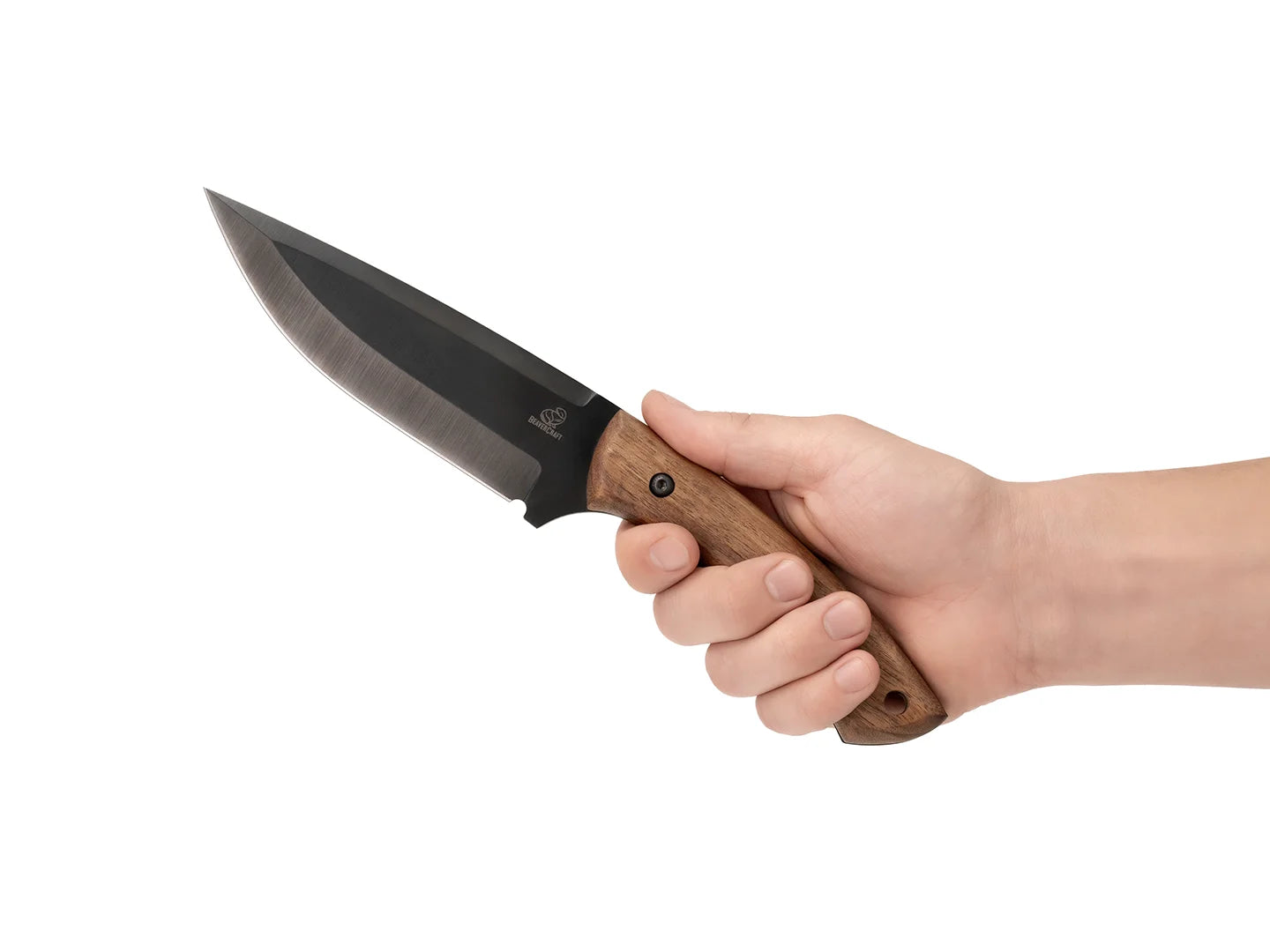 Hunting Knife with Leather Sheath