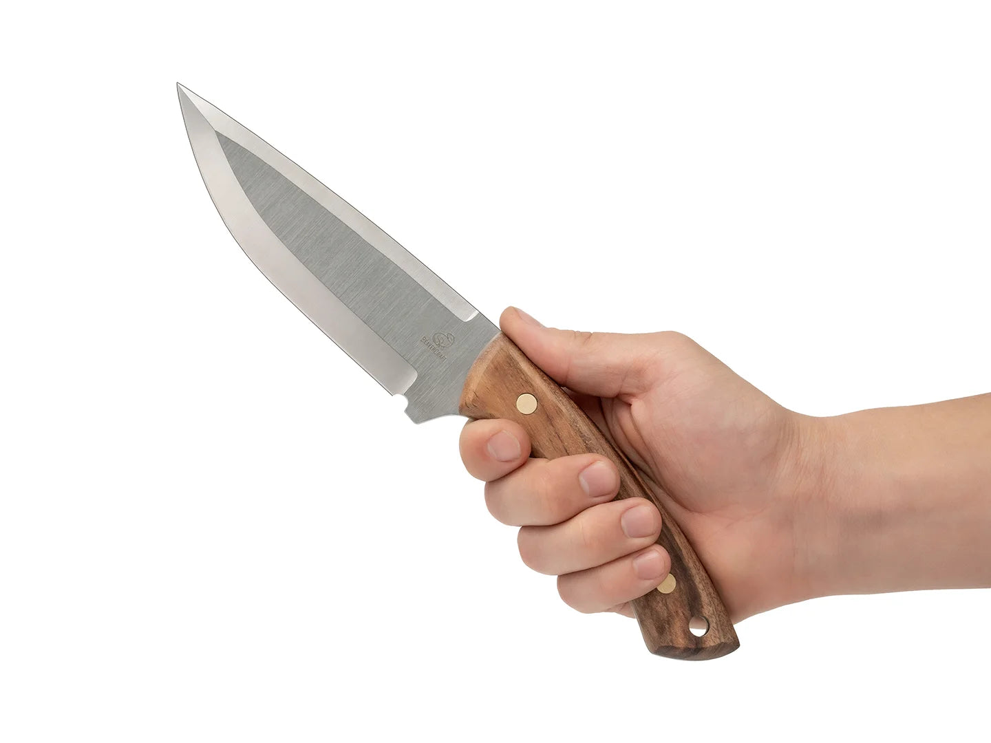 Hunting Knife with Leather Sheath