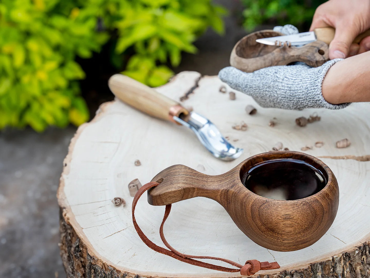 Walnut Kuksa Carving Kit