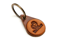 Schlüsselanhänger aus Leder (Biber)