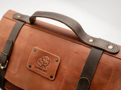 Multi-Functional Leather Tool Roll