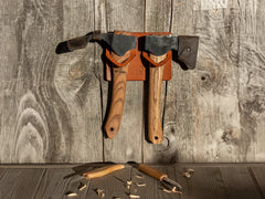 Double Leather Tool Wall Hanger
