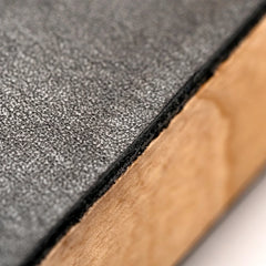 Leather Paddle Strop for Knife Sharpening – Double-Sided Leather Strop with Polishing Compound – LS1P1