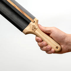 Dual-Sided Leather Paddle Strop for Hook Knives & Gouges – LS5P1