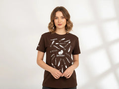 BeaverCraft Damen-T-Shirt (Braun)