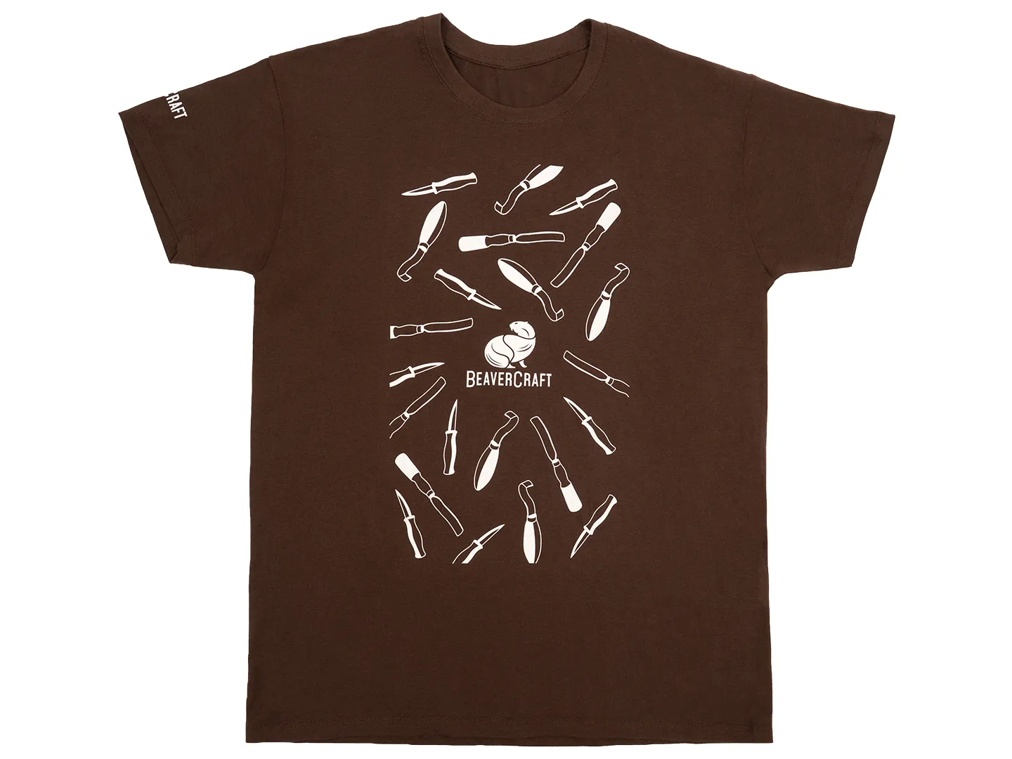 T-Shirt Femme BeaverCraft (Marron)
