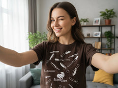BeaverCraft Damen-T-Shirt (Braun)