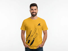 BeaverCraft Herren-T-Shirt (Gelb)