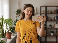 BeaverCraft Damen-T-Shirt (Gelb)