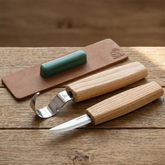 2-Piece Starter Spoon Carving Set – Mini Wood Carving Knife Set for Beginners – S01
