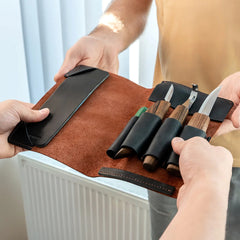 Deluxe Spoon Carving Set With Walnut Handles - S13X