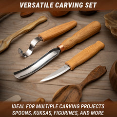 Spoon Carving Set with Gouge - S14