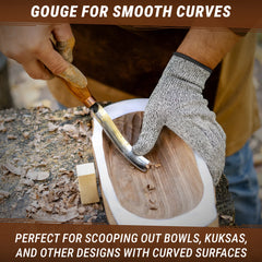 Spoon Carving Set with Gouge - S14