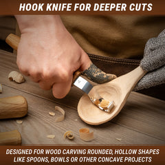 Spoon Carving Set with Gouge - S14