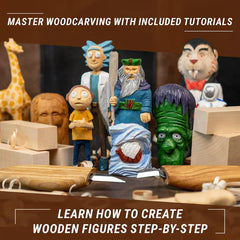 Kit de Cuchillos para Tallado en Madera - S16