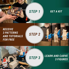 Kit de Cuchillos para Tallado en Madera - S16