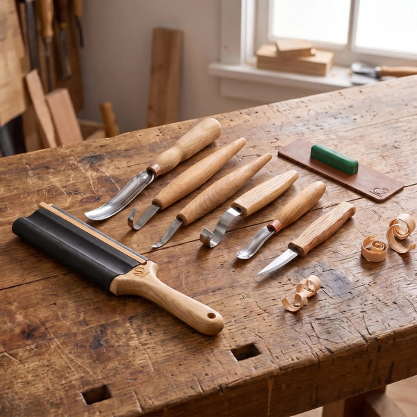 Spoon, Bowl & Kuksa Carving Set, 6 pcs