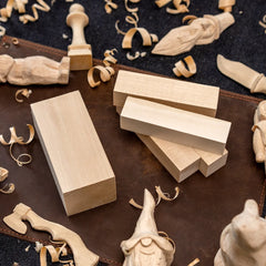 Set of Basswood Carving Blocks for Wood Carving – 5 pcs – BW1
