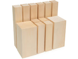 Set of Basswood Carving Blocks 12pcs